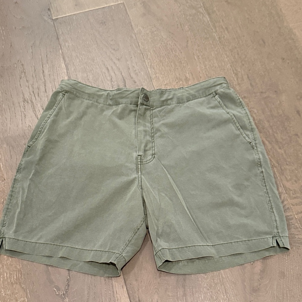 Buck Mason Olive Green Deck Shorts
